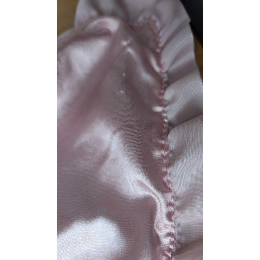 Carters Pink Brown Cheetah Satin Trim Ruffles Plush Cat Security Lovey 2012